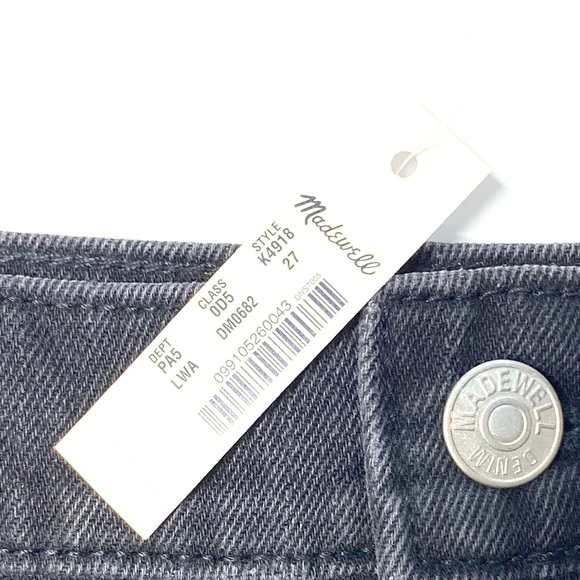 Madewell Black Denim A-Line Mini Skirt Size 27 - Picture 10 of 10